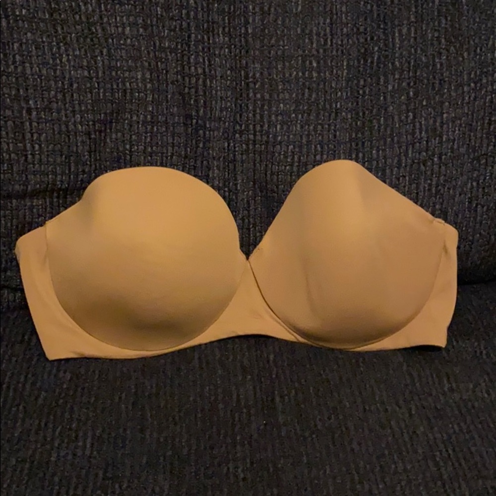 Ambrielle Tan Strapless Bra